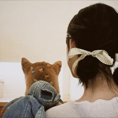 低像素胶片女头小众复古