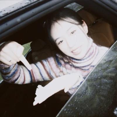 低像素胶片女头小众复古