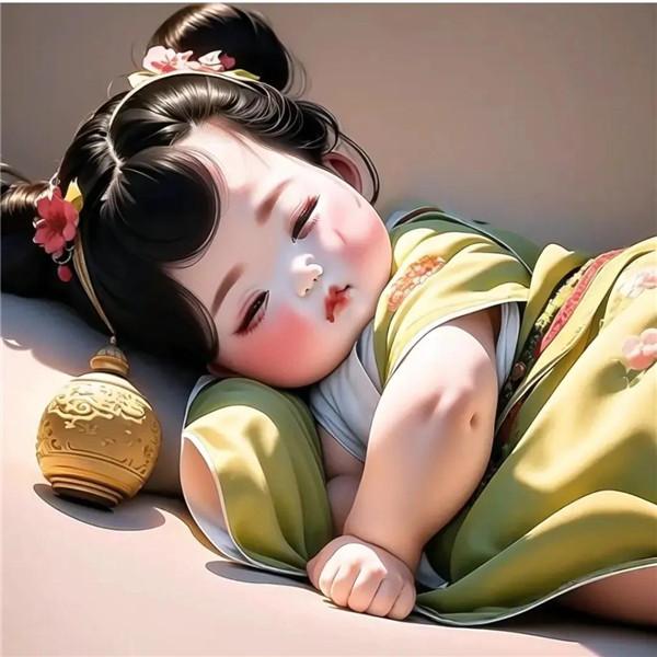 爱喝酒的小女孩可爱动漫头像图片