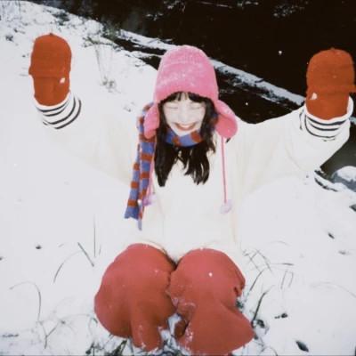 低像素胶片女头小众复古