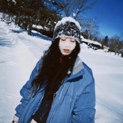 低像素胶片女头小众复古