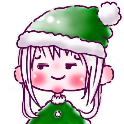 圣诞风卡通头像女生可爱图片