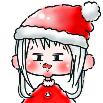 圣诞风卡通头像女生可爱图片