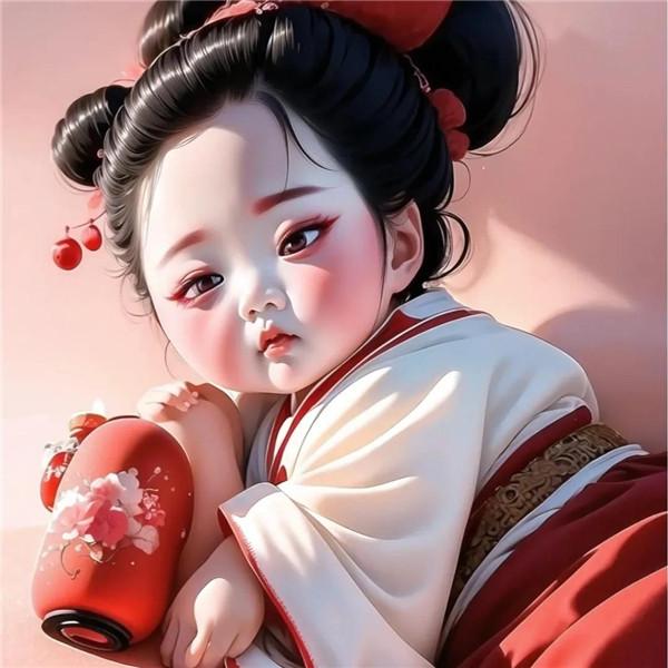 爱喝酒的小女孩可爱动漫头像图片