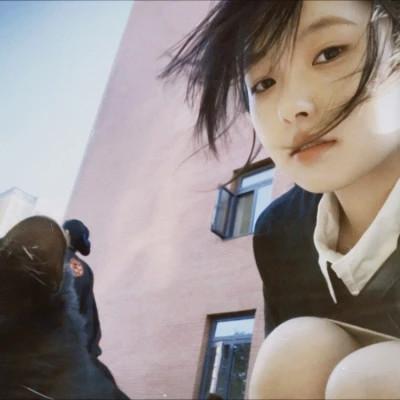 低像素胶片女头小众复古