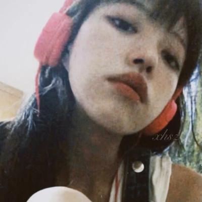 低像素胶片女头小众复古
