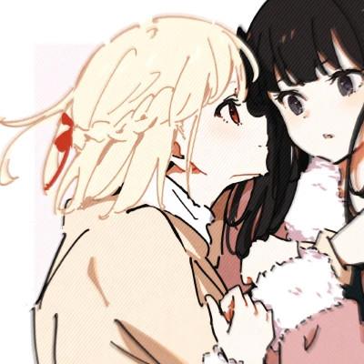 女女cp情侣头像可爱