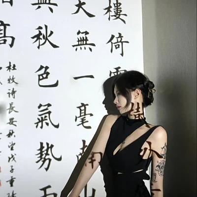 很有高级感的真人女头