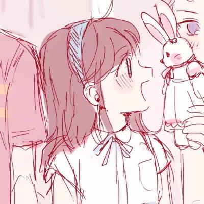 动漫情侣头像两张两人