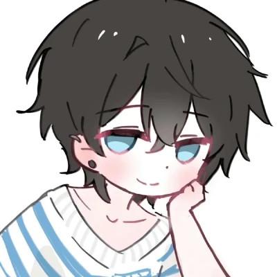 情头情侣双人一人一半动漫