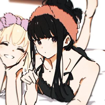 女女cp情侣头像可爱