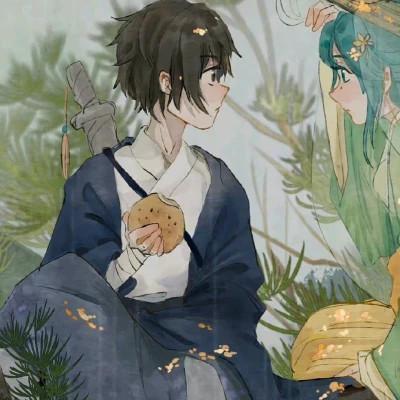 cp头像 情侣 动漫 一左一右