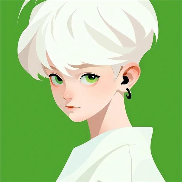 明亮白色系清新颜值控动漫少年头像图片
