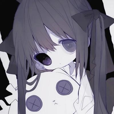 日系ins风情侣动漫头像
