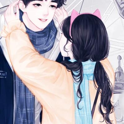 动漫cp情侣头像一男一女