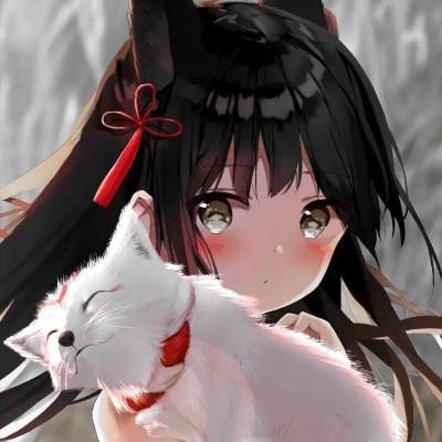 日系ins风情侣动漫头像