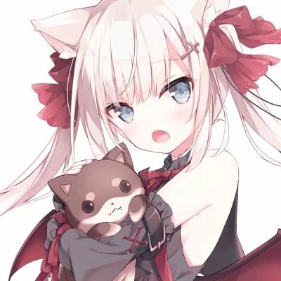 日系ins风情侣动漫头像