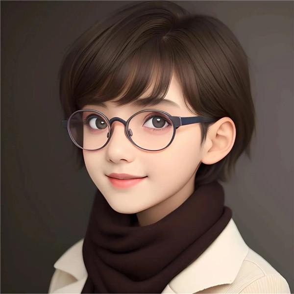微信女性职业头像图片 戴眼镜适合职场的头像女