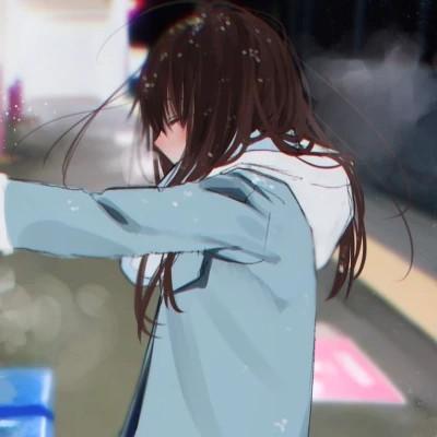 日系ins风情侣动漫头像