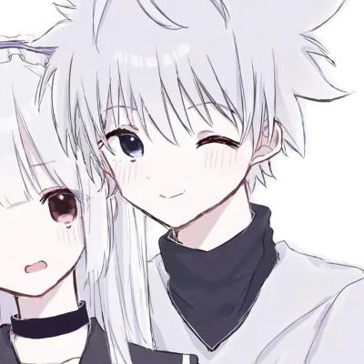 日系ins风情侣动漫头像