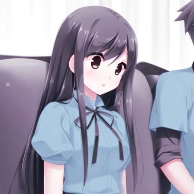 动漫cp情侣头像一男一女