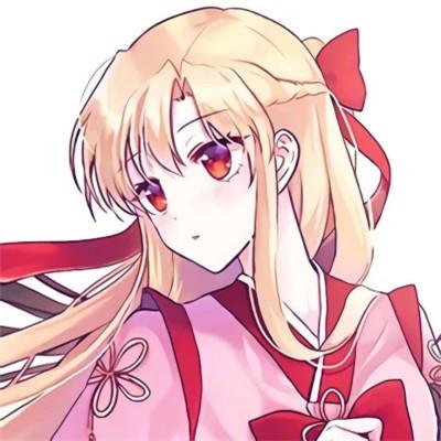 日系ins风情侣动漫头像
