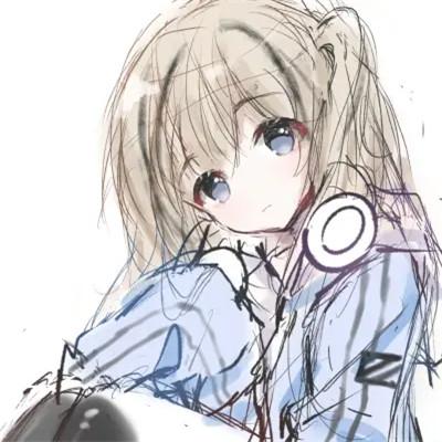 无水印头像女动漫好看图片