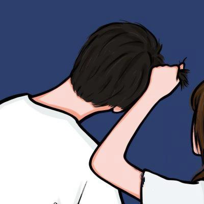 情侣头像动漫男生被欺负 高清手绘好看的男生被欺负的情侣头像动漫图片