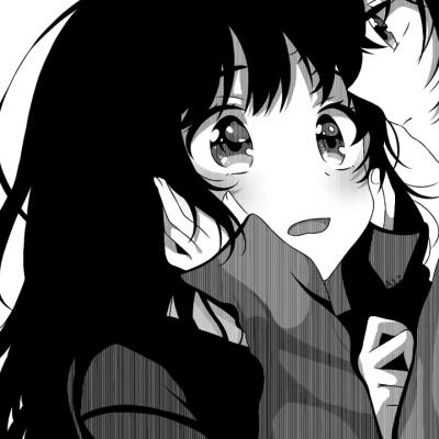 情侣头像漫画一人一半,高清动漫情侣头像一人一半分开图片