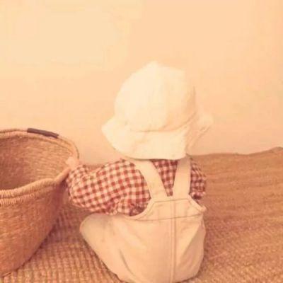 小孩子情侣头像一左一右萌系可爱图片