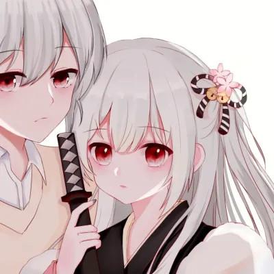 情侣头像一左一右配对动漫 男女