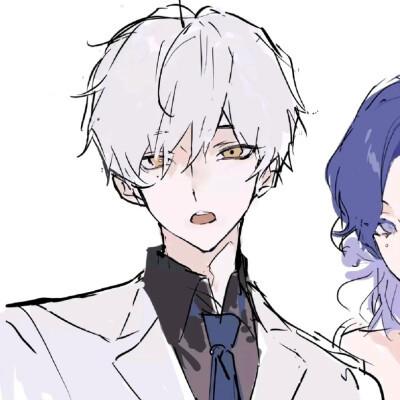男男二次元头像情侣，男男cp