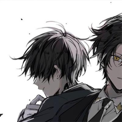 男男二次元头像情侣，男男cp