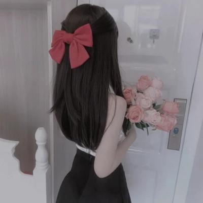 高质量真人女生背影头像图片