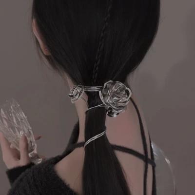 高质量真人女生背影头像图片