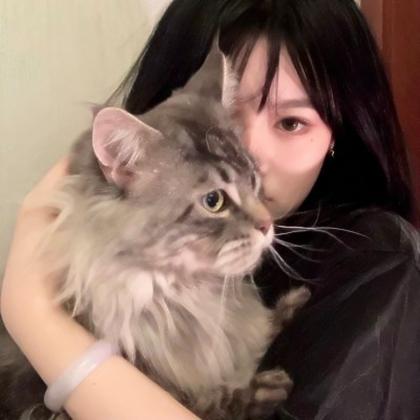 猫咪头像女生 漂亮好看高清抱猫咪的女生头像图片