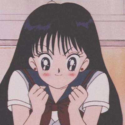 复古漫画风女生头像高清图片