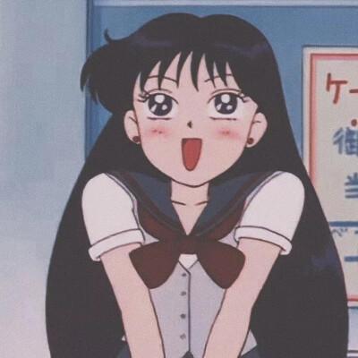 复古漫画风女生头像高清图片