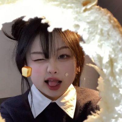 呆萌头像女生真人少女高清图片