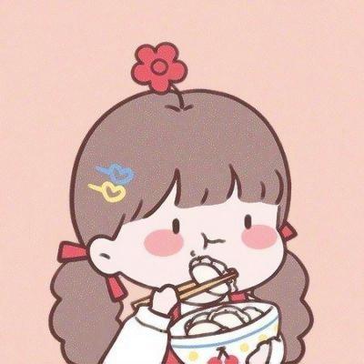 动漫吃货专属头像女,高清超可爱张嘴吃东西动漫头像女生图片