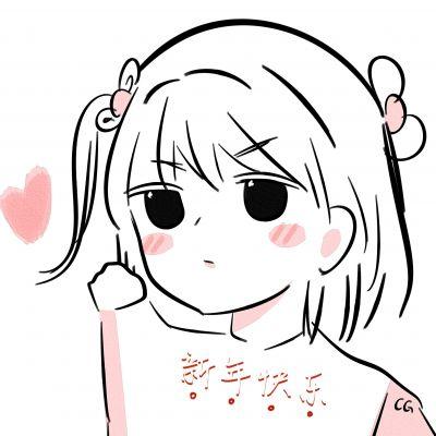 简约手绘卡通动漫男女头像图片