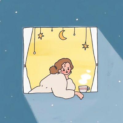 温柔清新的手绘女生头像动漫图片高清