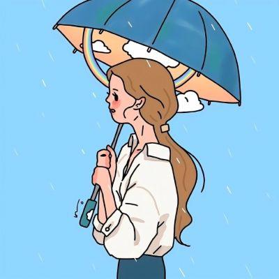 温柔清新的手绘女生头像动漫图片高清