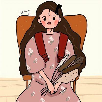 温柔清新的手绘女生头像动漫图片高清