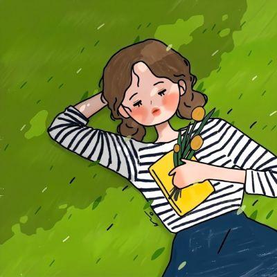 温柔清新的手绘女生头像动漫图片高清