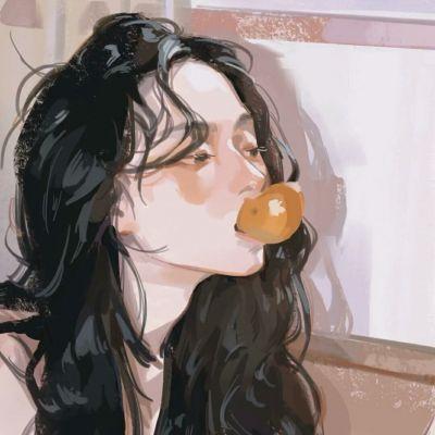 丧系手绘头像女,高清好看的暗黑丧系头像女动漫手绘图片