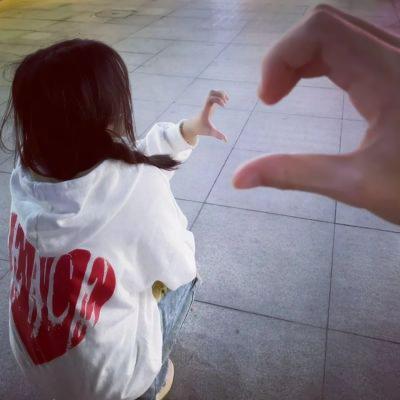 情侣头像浪漫甜蜜一人一半真人高清图片