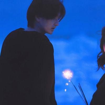 情侣头像浪漫甜蜜一人一半真人高清图片