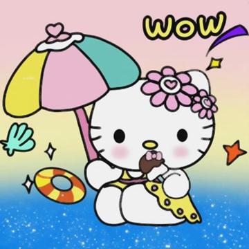 hellokitty头像 高清可爱的hellokitty动画头像图片