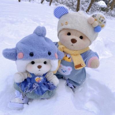 莉娜熊可爱情侣头像,高清一左一右的抖音莉娜熊情侣头像图片